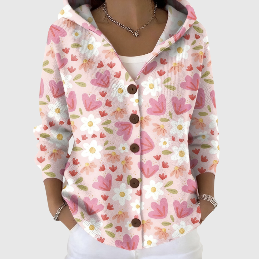 Elsa | Knitted Jacket with Hood