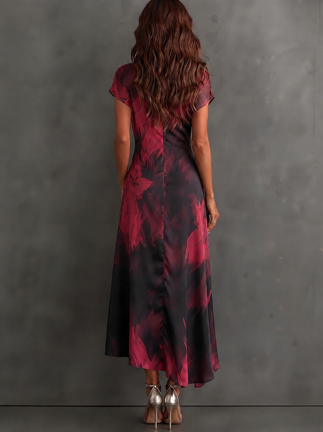Andréa – Long Wrap Dress