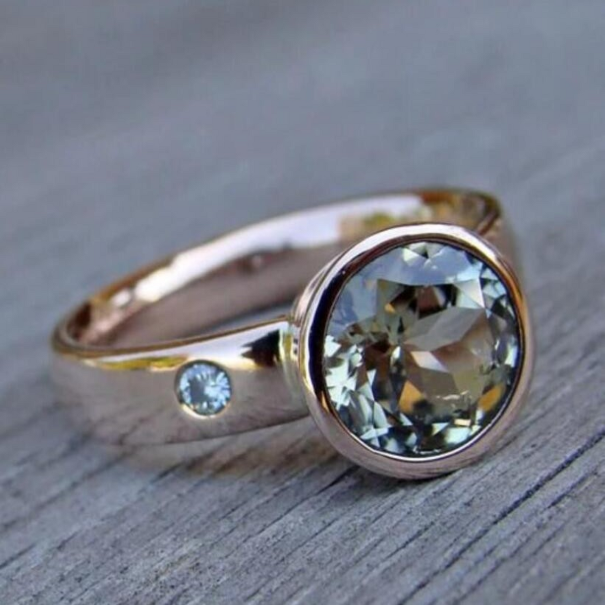 Classic Handcrafted Ring Adorned with Premium Zirconia
