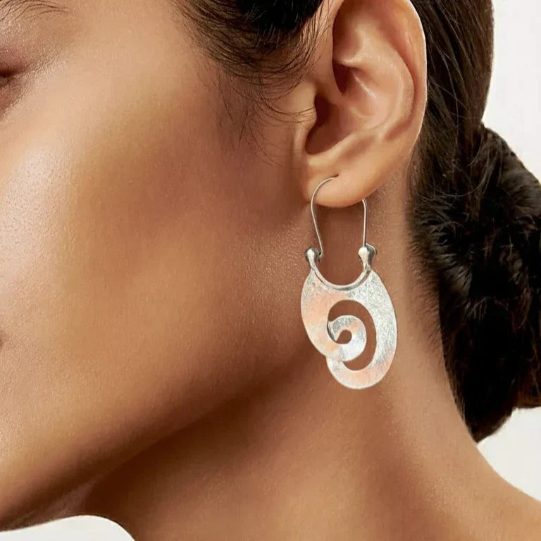 Classic Silver Vintage Earrings