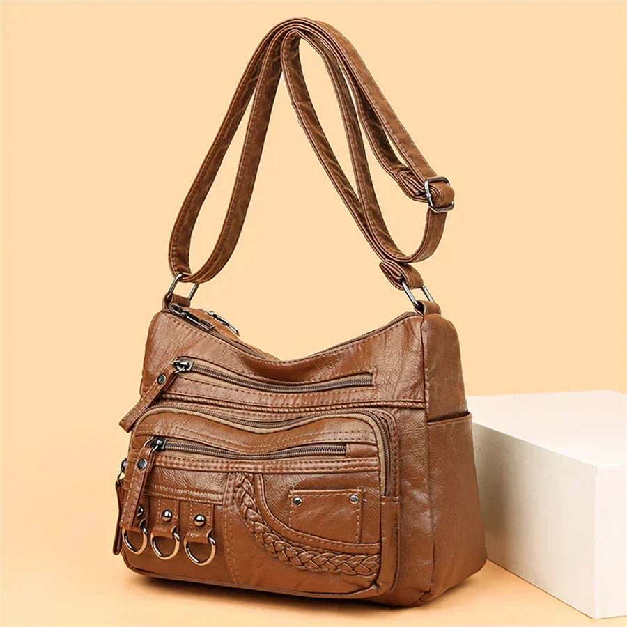 Maria - Multi-Pocket Shoulder Bag