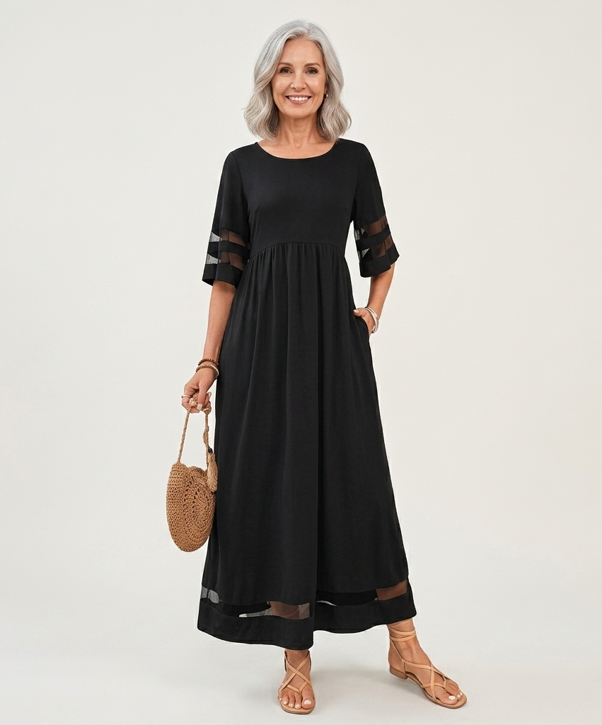 Aubrey™ | Elegant Tummy-Control Midi Dress