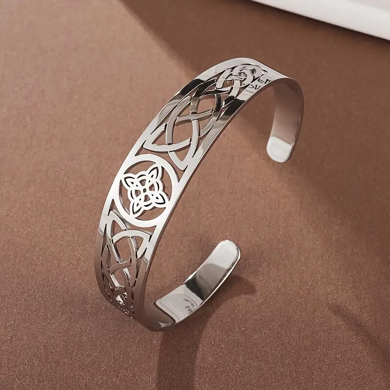 Silver Open Cuff Bracelet