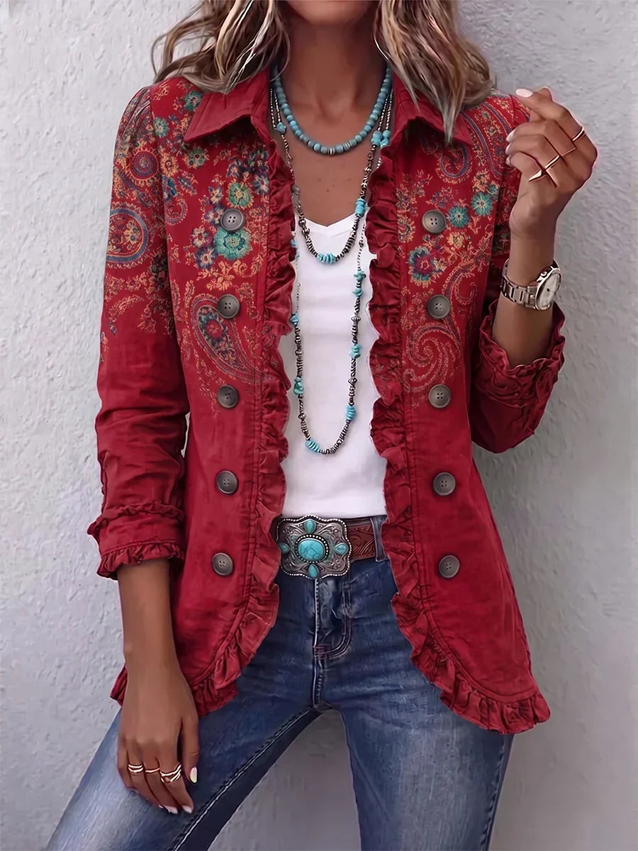 Immaculada | Ruffled Cashmere Jacket